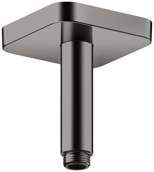 AXOR-HG-AXOR-ShowerSolutions-Deckenanschluss-100-mm-softsquare-Polished-Black-Chrome-26965330 gallery number 1